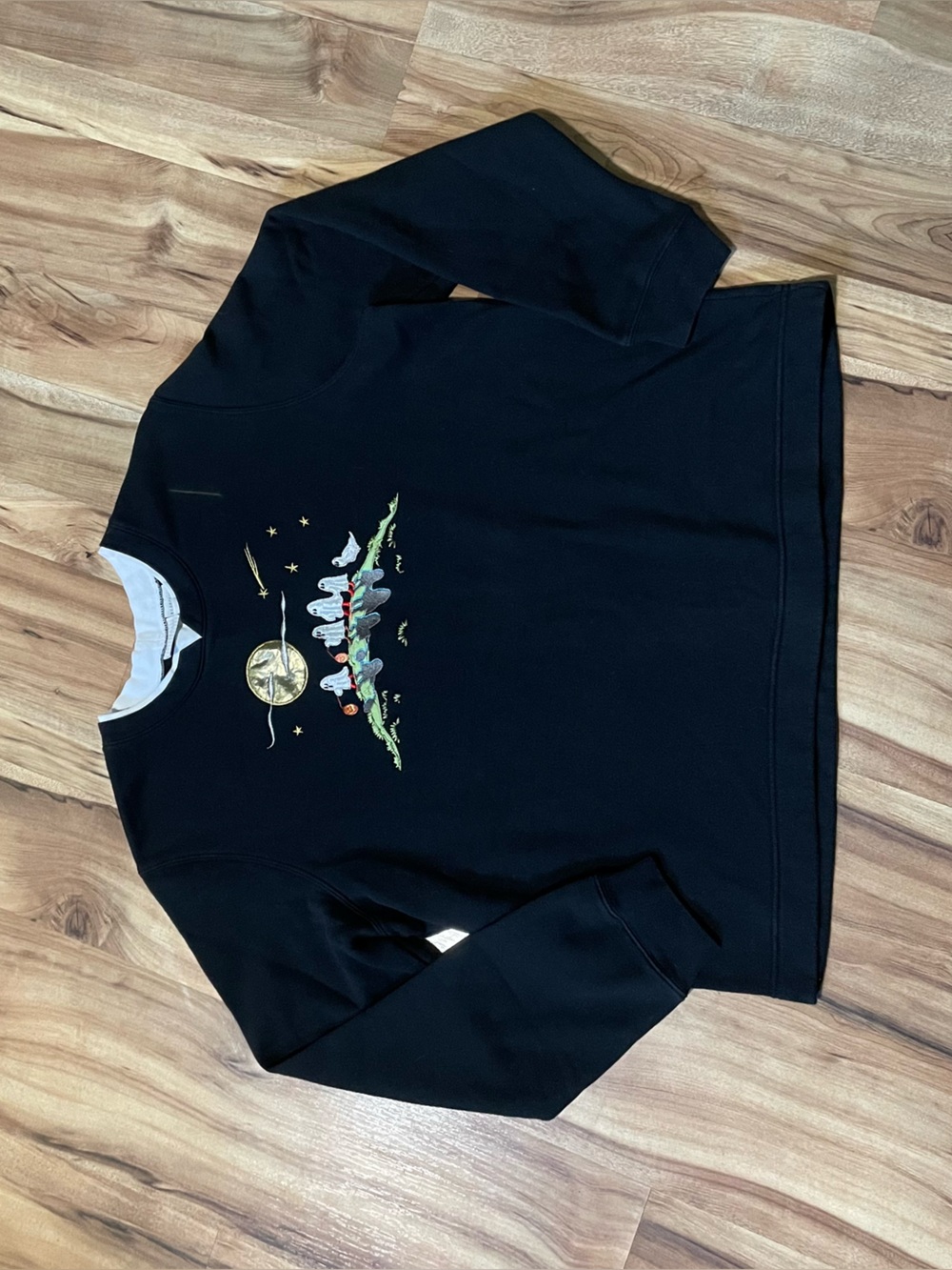 VTG White Stag Halloween Embroidered Sweatshirt Crewneck Ghosts Size XL